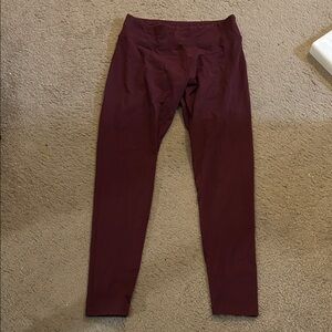 Aerie Burgundy Leggings